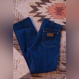 Wrangler Deep Blue Straight Jeans